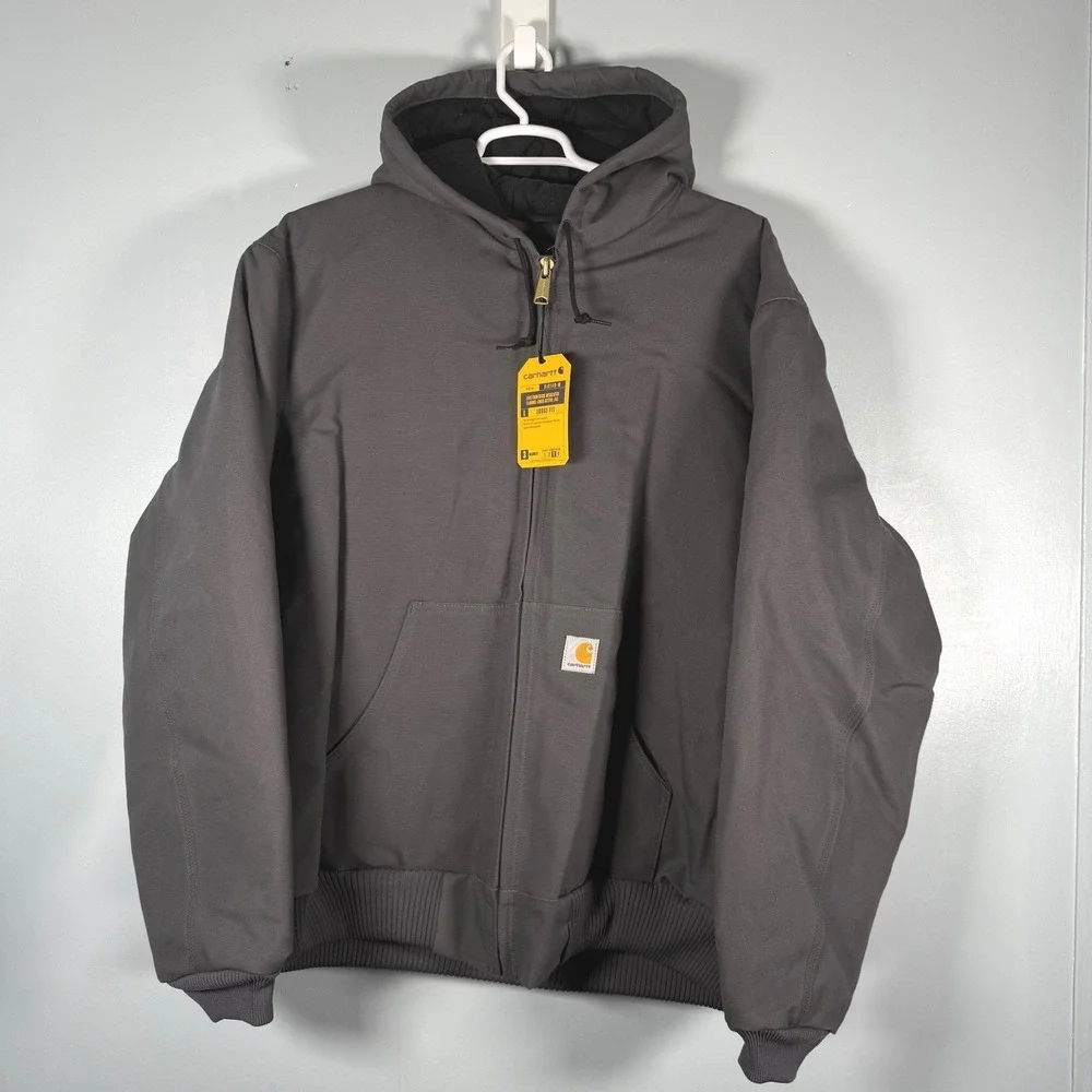 Carhartt OJ0140-M Men 2XL Tall Gravel Duck UFCW Insulated Flannel Lined Jac NWT